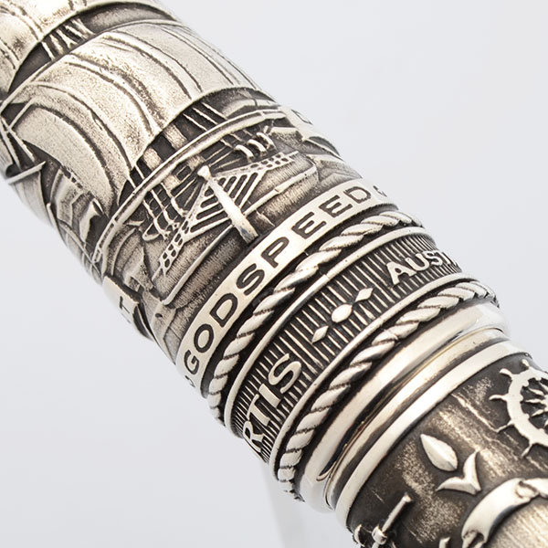 Curtis Australia Jamestown LE Fountain Pen High Relief Engraved